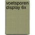 Voetsporen display 6x