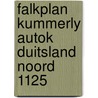 Falkplan kummerly autok duitsland noord 1125 door Onbekend