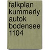 Falkplan kummerly autok bodensee 1104 door Onbekend