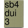 SB4 DUI 3 door J. van Esch