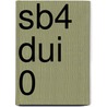 SB4 DUI 0 door B. Koch