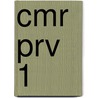 CMR PRV 1 by J. van Hoof