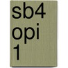 SB4 OPI 1 by J.J.A.W. Van Esch