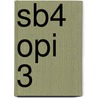 SB4 OPI 3 door J.J.A.W. Van Esch