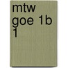 MTW GOE 1B 1 door J.J.A.W. Van Esch