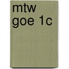 MTW GOE 1C door J.J.A.W. Van Esch