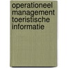 Operationeel management toeristische informatie door J. van Esch