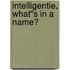 Intelligentie, what"s in a name?