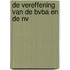 De vereffening van de bvba en de nv