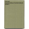 cd-rom nomenclatuur/nomenclature 2006.1 door Onbekend
