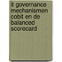 IT governance mechanismen cobit en de balanced scorecard