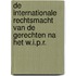 De internationale rechtsmacht van de gerechten na het w.i.p.r.