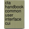 Cta handbook common user interface cui door Kohler