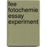 Fee fotochemie essay experiment door Kirschner