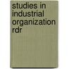 Studies in industrial organization rdr door Nederlof