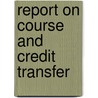 Report on course and credit transfer door Andrew Murray