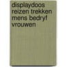 Displaydoos reizen trekken mens bedryf vrouwen door Straaten