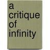 A critique of infinity door L. Anckaert