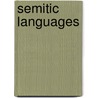 Semitic languages by E. Lipinski