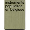 Instruments populaires en Belgique door W. Bosmans