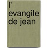 L' evangile de Jean by M. de Jonge