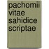 Pachomii vitae sahidice scriptae