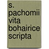 S. Pachomii vita bohairice scripta door L.T. Lefort