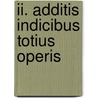 II. Additis indicibus totius operis door H. Hyvernat