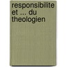 Responsibilite et ... du theologien door E. Gaziaux