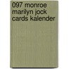 097 Monroe Marilyn jock cards kalender door Onbekend