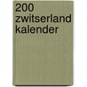 200 Zwitserland kalender door Onbekend