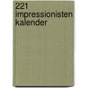 221 IMpressionisten kalender door Onbekend