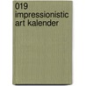 019 Impressionistic Art kalender door Onbekend