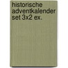 Historische adventkalender set 3x2 ex. door Onbekend