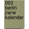 063 Berlin zw/w kalender door Onbekend