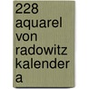 228 Aquarel von Radowitz kalender A door Onbekend