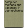 Computer methods and advances in geomechanics door Siriwardane