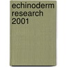 Echinoderm Research 2001 by Jean-Pierre Feral