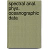 Spectral anal. phys. oceanographic data door Konyaev