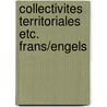 Collectivites territoriales etc. frans/engels by George Legrand