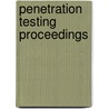 Penetration testing proceedings by Arnold Verruijt