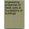 Engineering properties of weak soils at foundations of buildings by G.V. Sorokina