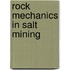 Rock mechanics in salt mining
