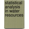 Statistical analysis in water resources door Shahin