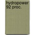 Hydropower 92 proc.