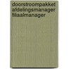 Doorstroompakket Afdelingsmanager filiaalmanager door Ovd Educatieve Uitgeverij