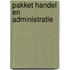Pakket handel en administratie