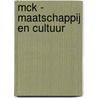 mck - maatschappij en cultuur door Onbekend