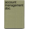 Account management doc. door Onbekend