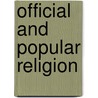 Official and popular religion door Onbekend